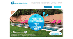 Desktop Screenshot of generationpiscine.com